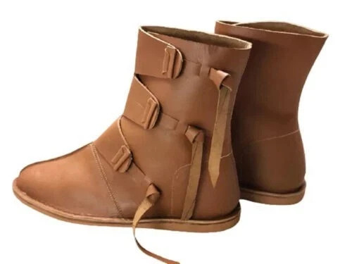 Viking shoes with half high - shoes,