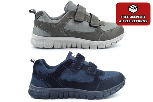 Mens touch fastening trainers - touch,