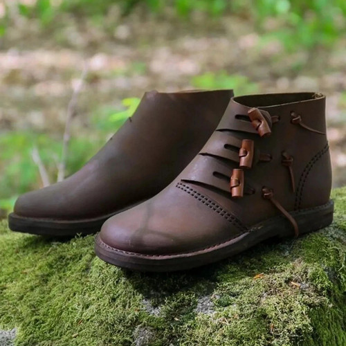 Medieval leather boots - medieval, |