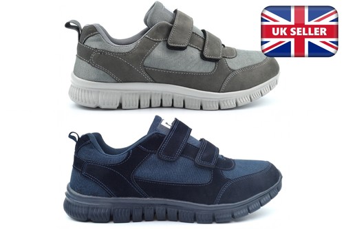 Mens touch fastening trainers - touch,