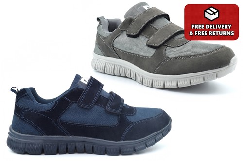 Mens touch fasten trainers - mens,