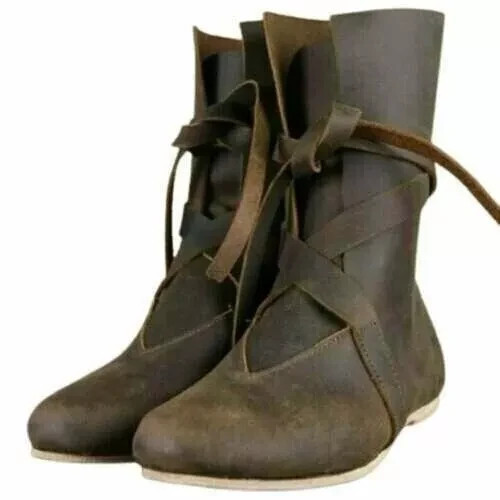 Medieval leather boots