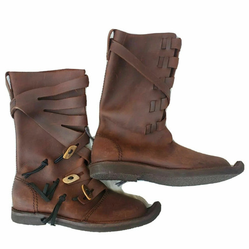 Halloween leather viking - halloween, boots
