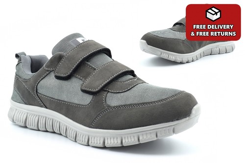 Mens touch fasten trainers - touch,
